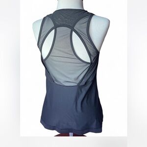 Lululemon‎ Black Workout Tank Top Racerback Mesh Athletic